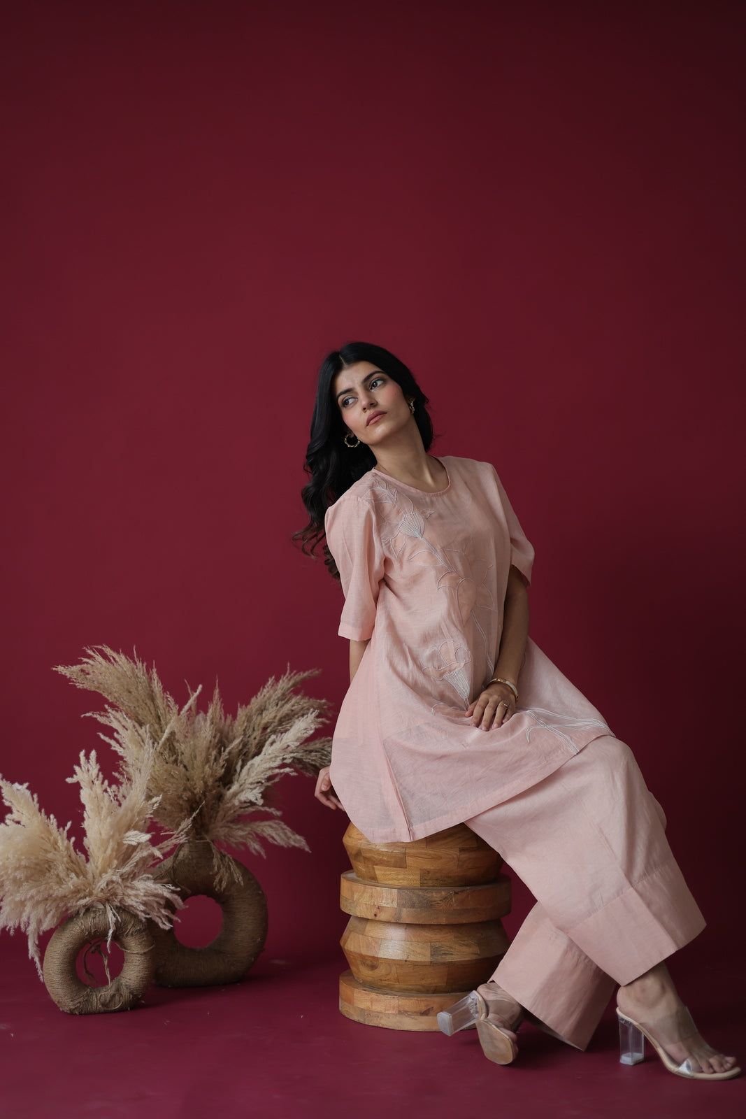 Sand Petal Farshi Coord Set
