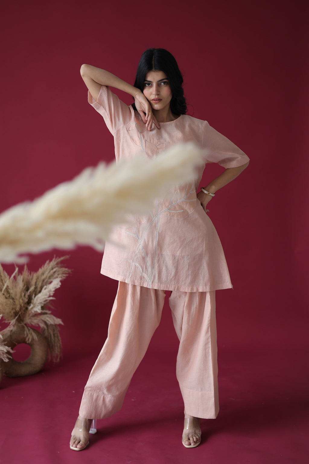 Sand Petal Farshi Coord Set
