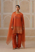 Vamika Terracotta Wrap Co-ord Set